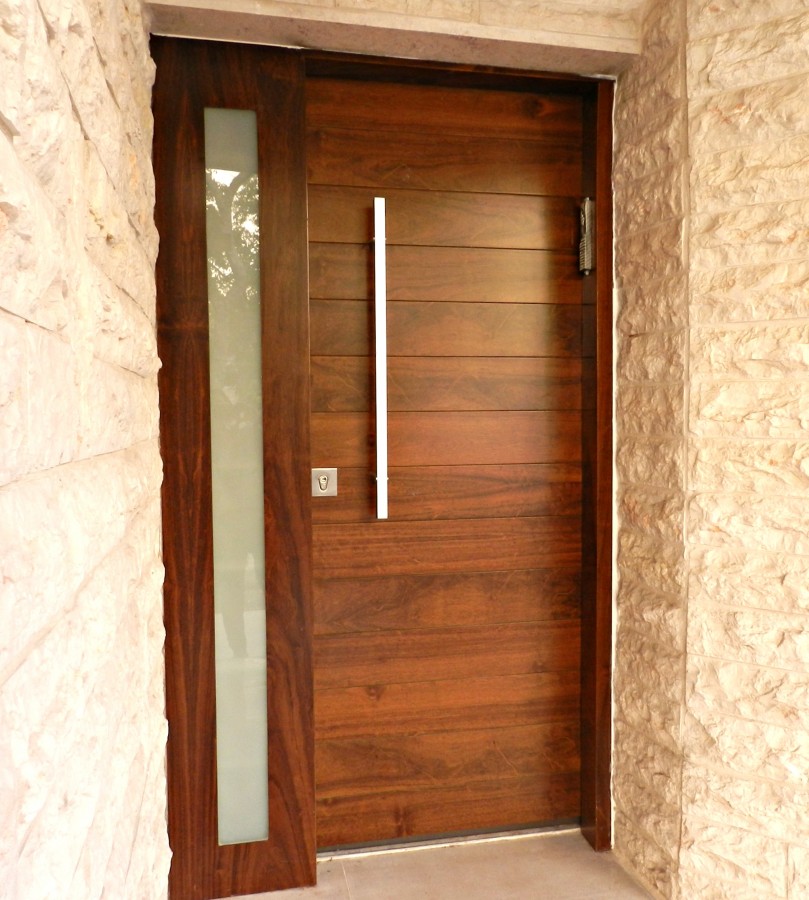 ציפוי דלת כניסה פלדלת פורניר עץ