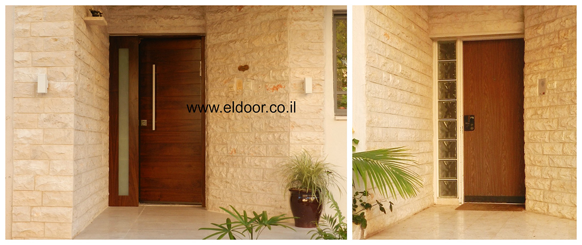 דלת כניסה מעוצבת, ציפוי דלת פלדלת